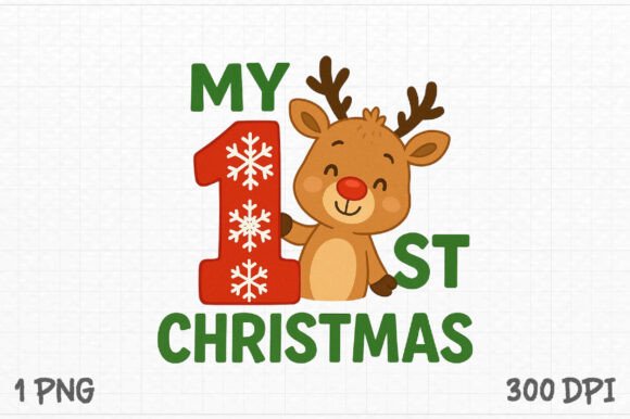 Baby s First Christmas PNG Review for T-Shirt Designs