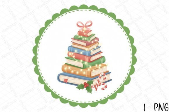 Christmas Book Lover Hand-Drawn Frame Review