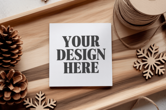 Christmas Coaster Mockup 127 Review for Product Mockups