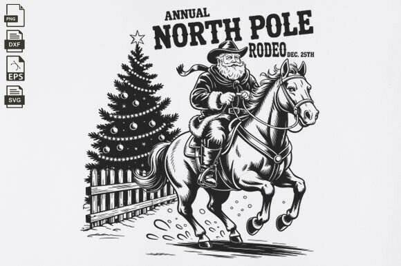 Cowboy Santa Western Christmas Craft Design Review
