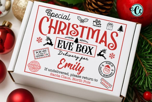 Custom Christmas Eve Box SVG PNG: A Designer’s Review for Crafts