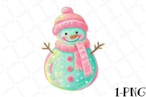 Cute Retro Christmas Snowman Design Review for T-Shirt Designs and Blog Graphics