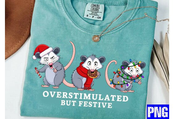 Funny Christmas Shirt, Possum Christmas: A Review for T-Shirt Designs