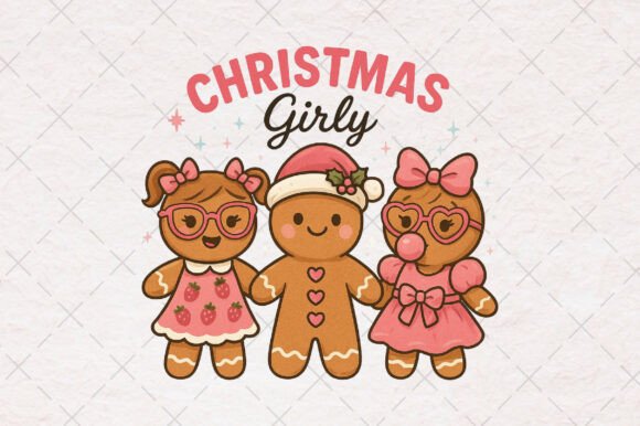 Gingerbread Girl Blowing Png,Christmas T-Shirt Designs