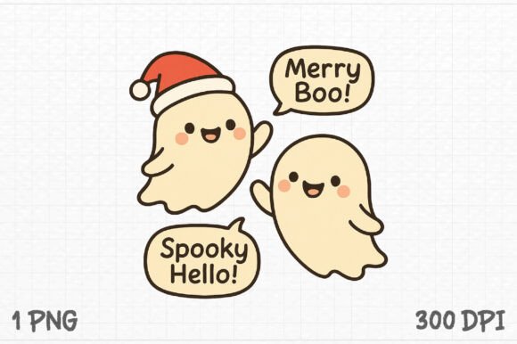 Halloween Christmas Ghosts Png: A Designer’s Review for T-Shirt Designs