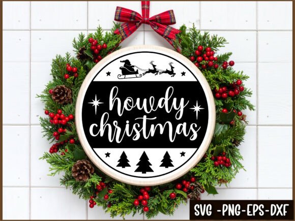 Howdy Christmas: A Festive Graphic Design Asset for Crafts and Creative Brands