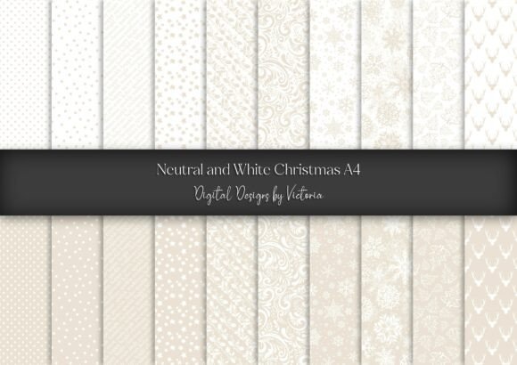Natural and White Christmas A4 Backgrounds Review