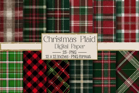 Reviewing Christmas Seamless Plaid Patterns for Commercial Design Assets