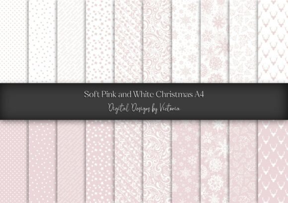 Soft Pink and White Christmas A4 Embroidery Review